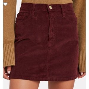 Frame Le Mini Corduroy Skirt (NWT)